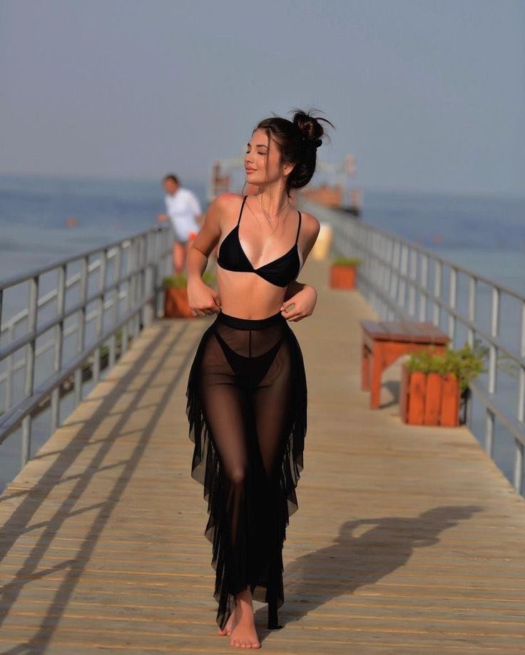 Pantalon Africa Negro con bolado