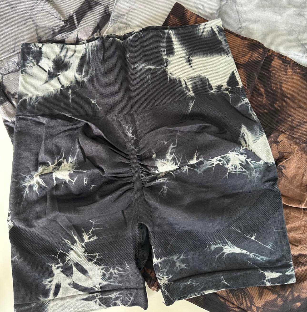 Short Reja Push Up Frunce marron