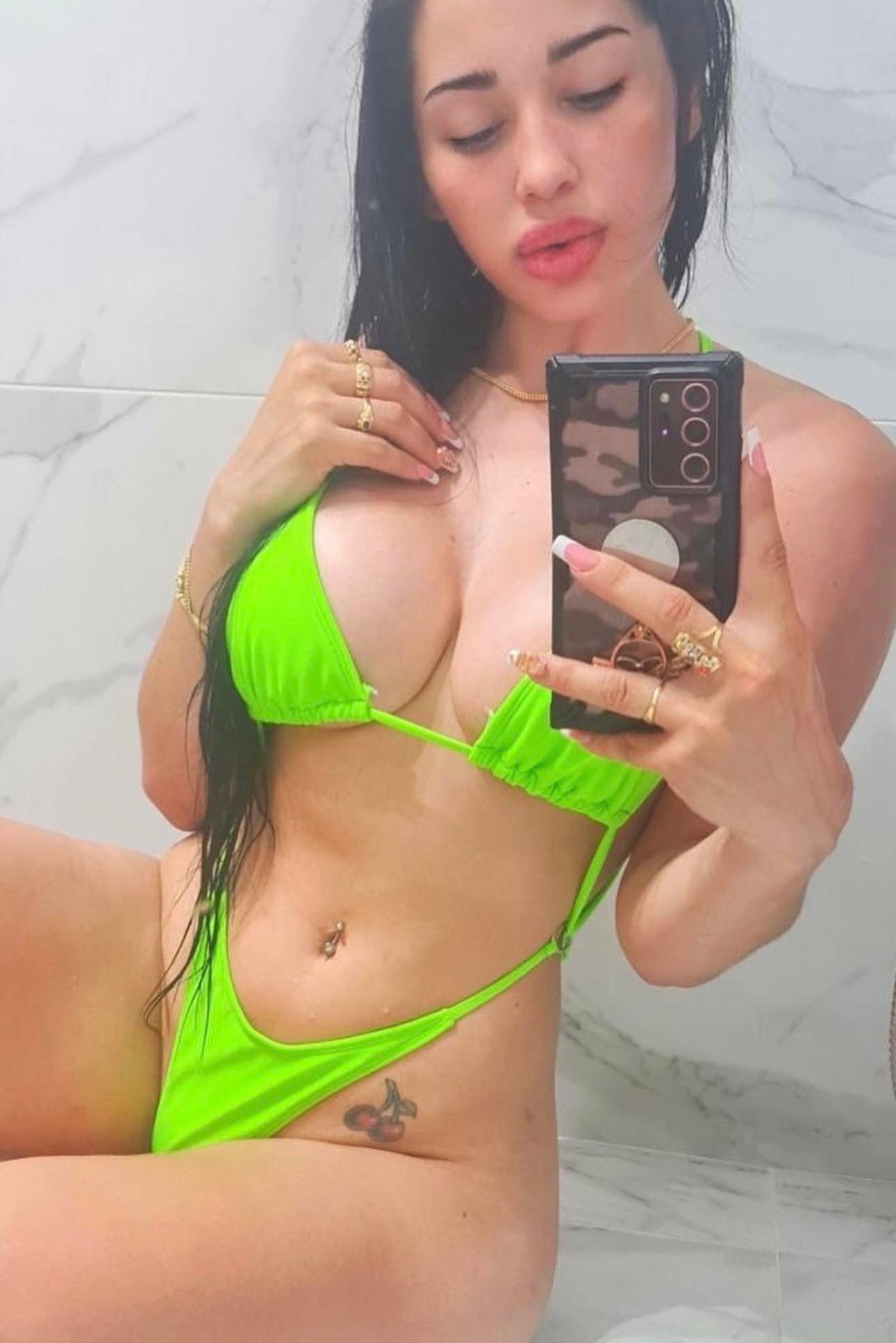 Trikini Draco VERDE  cola less