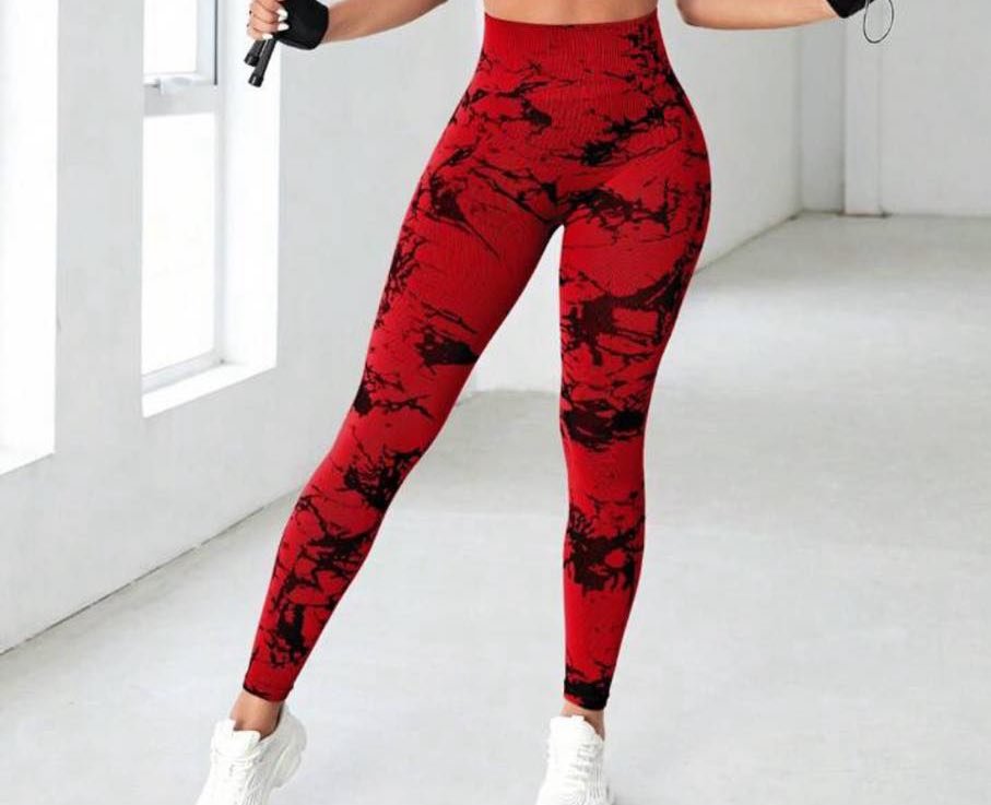 Calza Farola Batik push up Roja