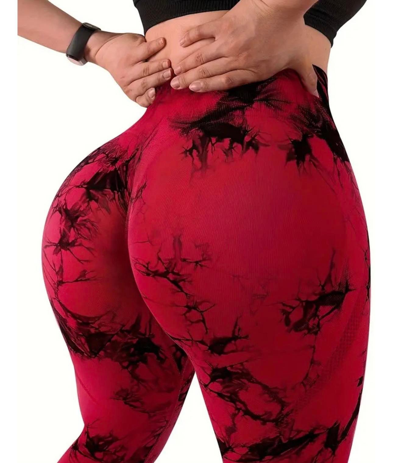 Calza Farola Batik push up Roja