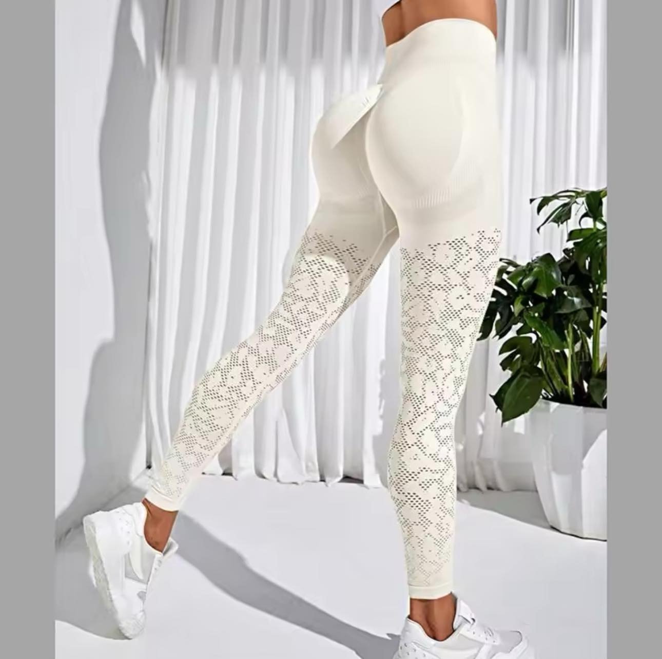 Calza  Pinky push up Blanca