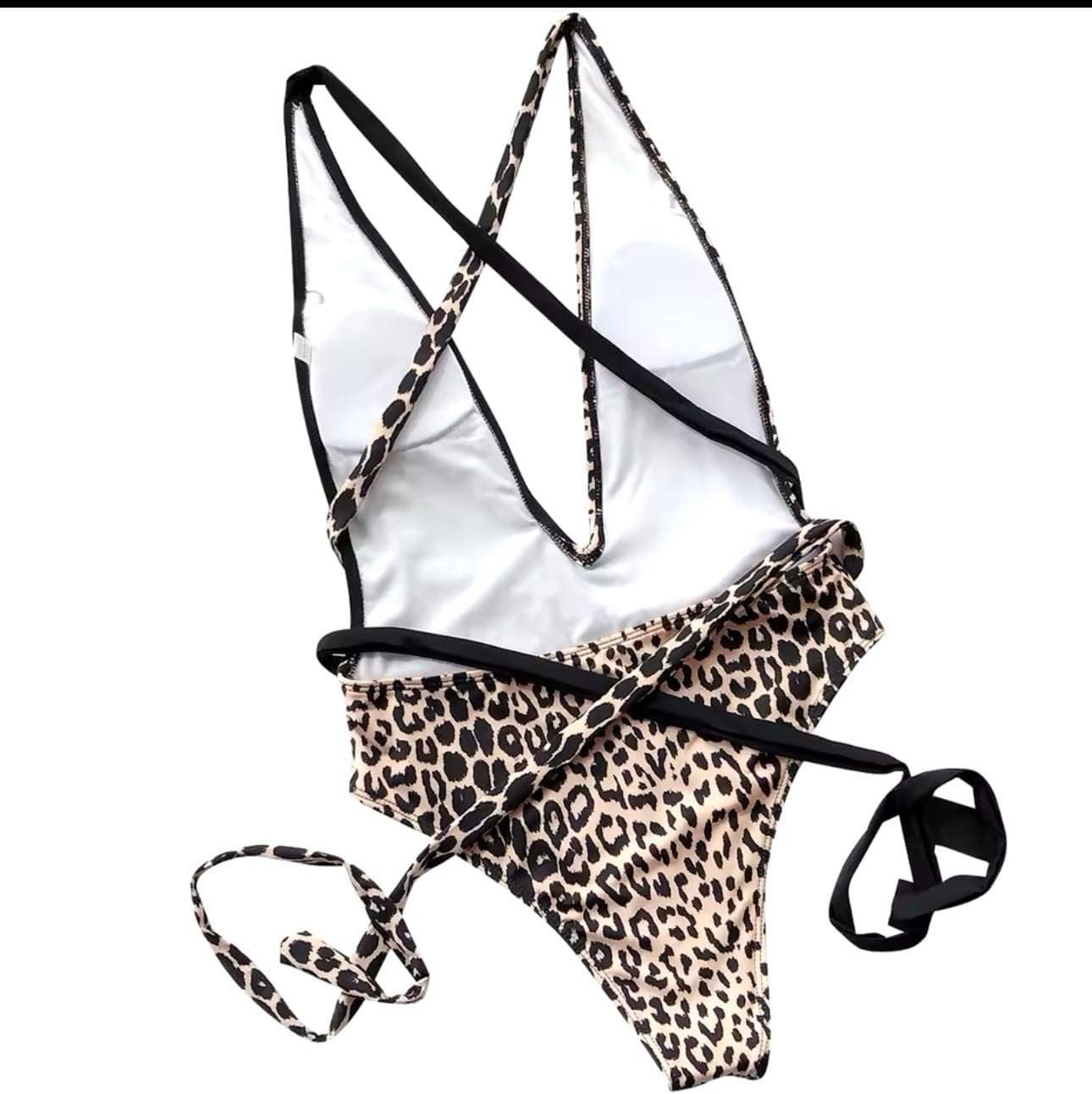 Enteriza Geor Animal print y Negra