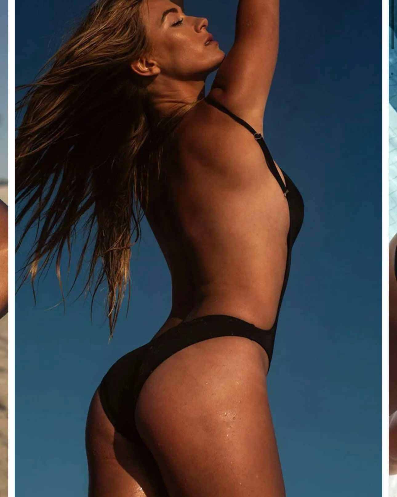 Enteriza Bresi Negra acordonada cola less o vedetina