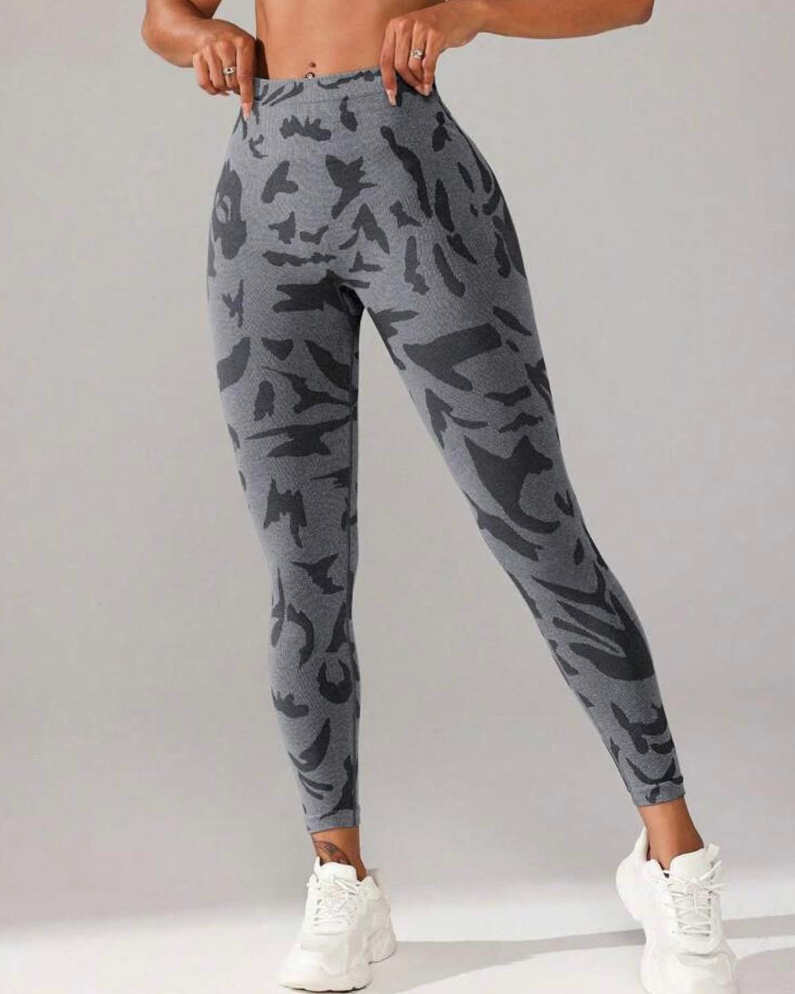 Calza  Ve Animal print gris