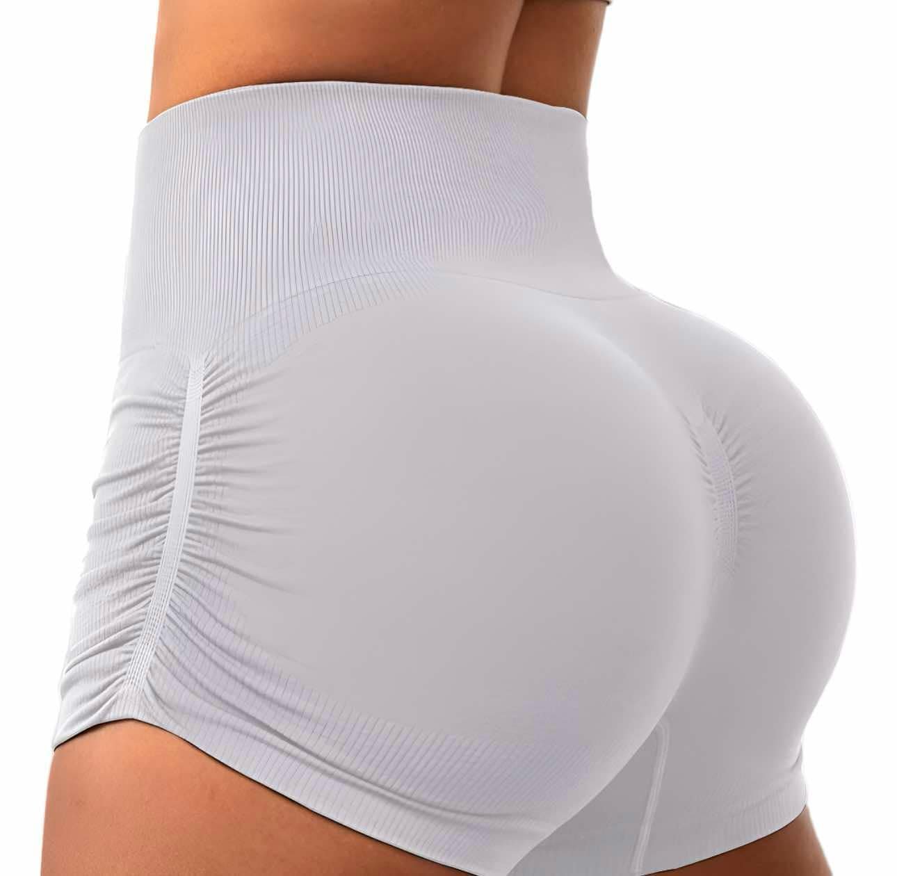 Short Lino Gris   Frunce Lateral