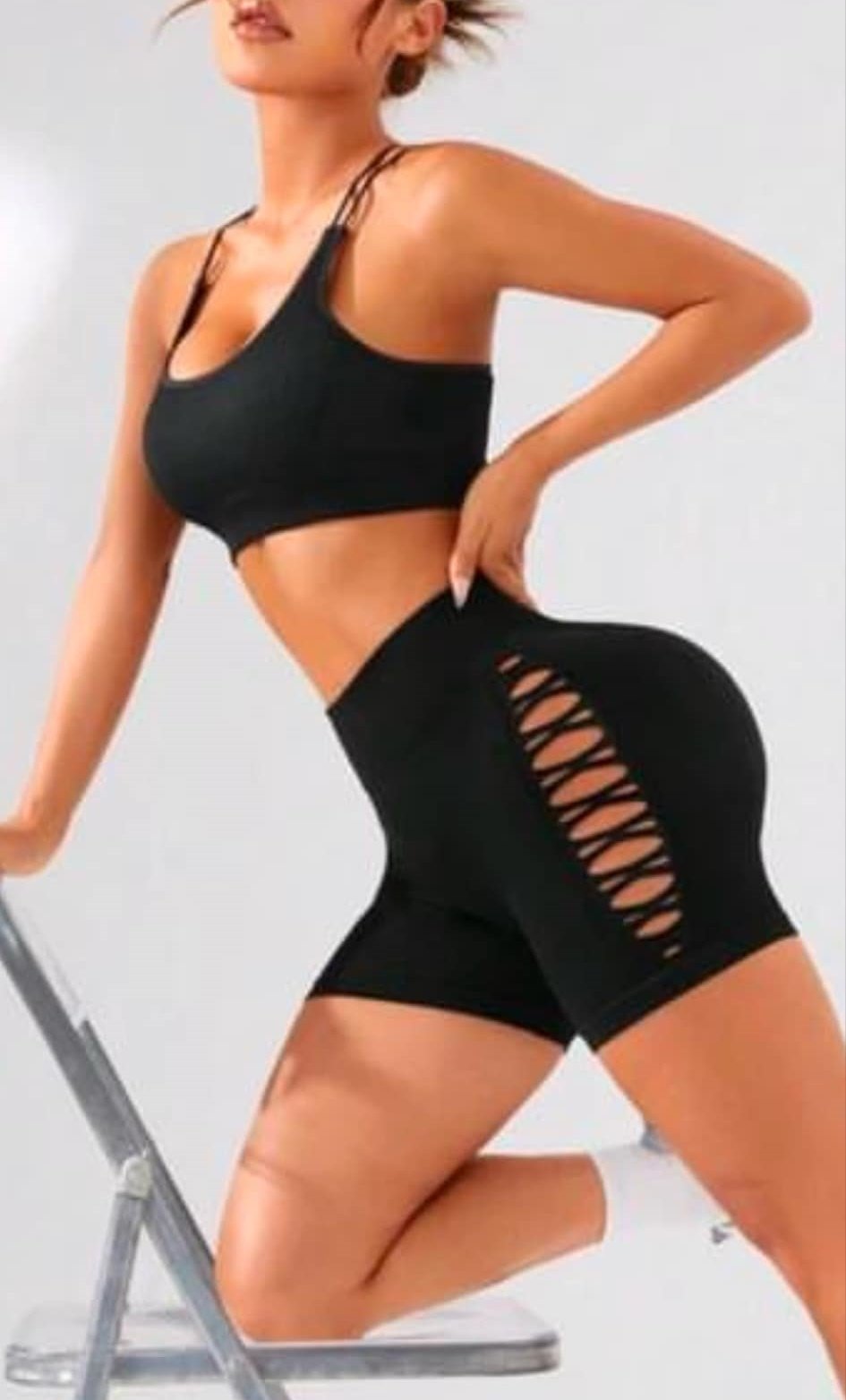 Short rex batik negra