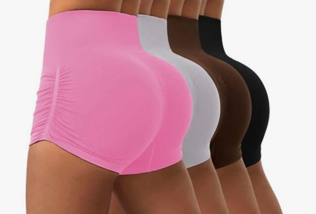 Short Lino Gris   Frunce Lateral