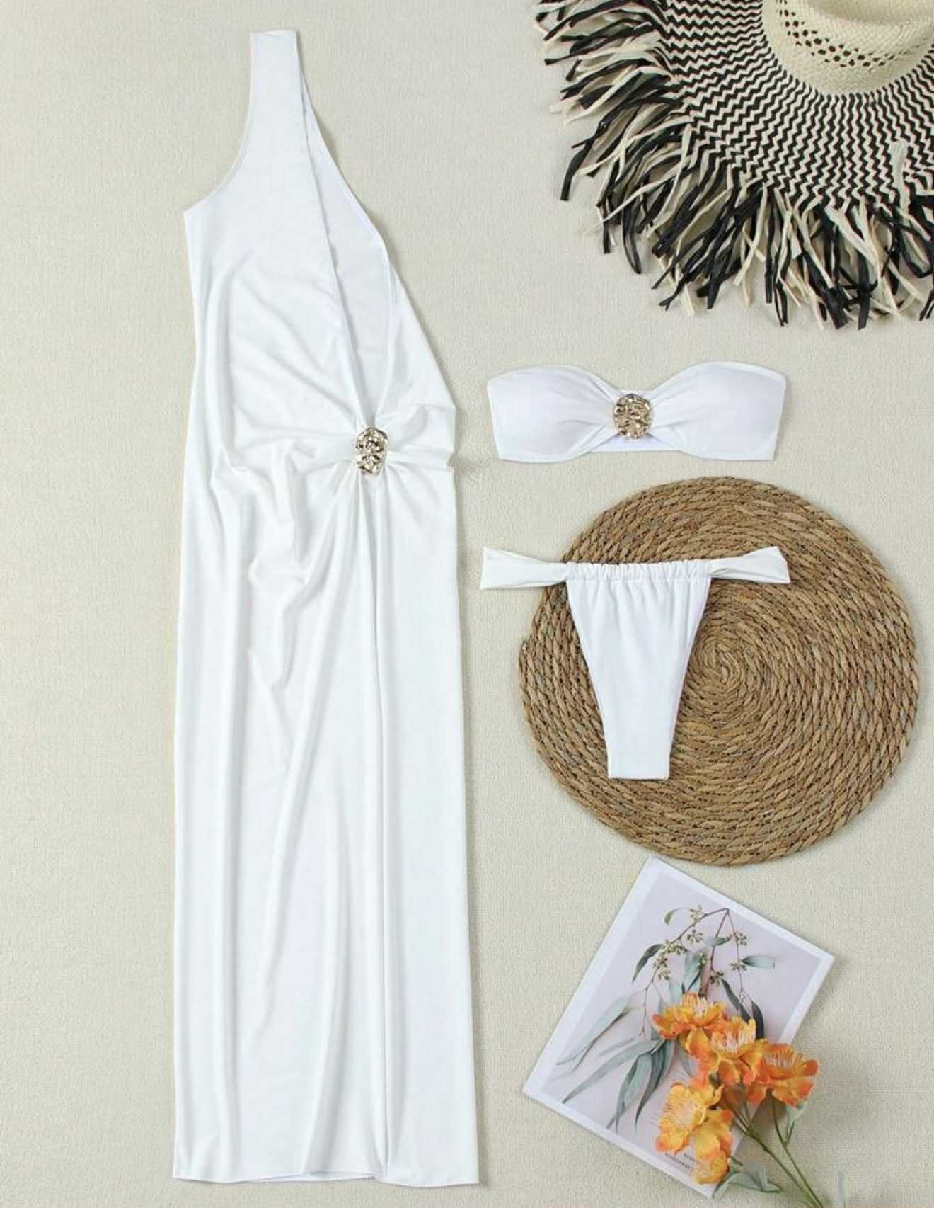 SET VESTIDO Y BIKINI LLORCA BLANCO