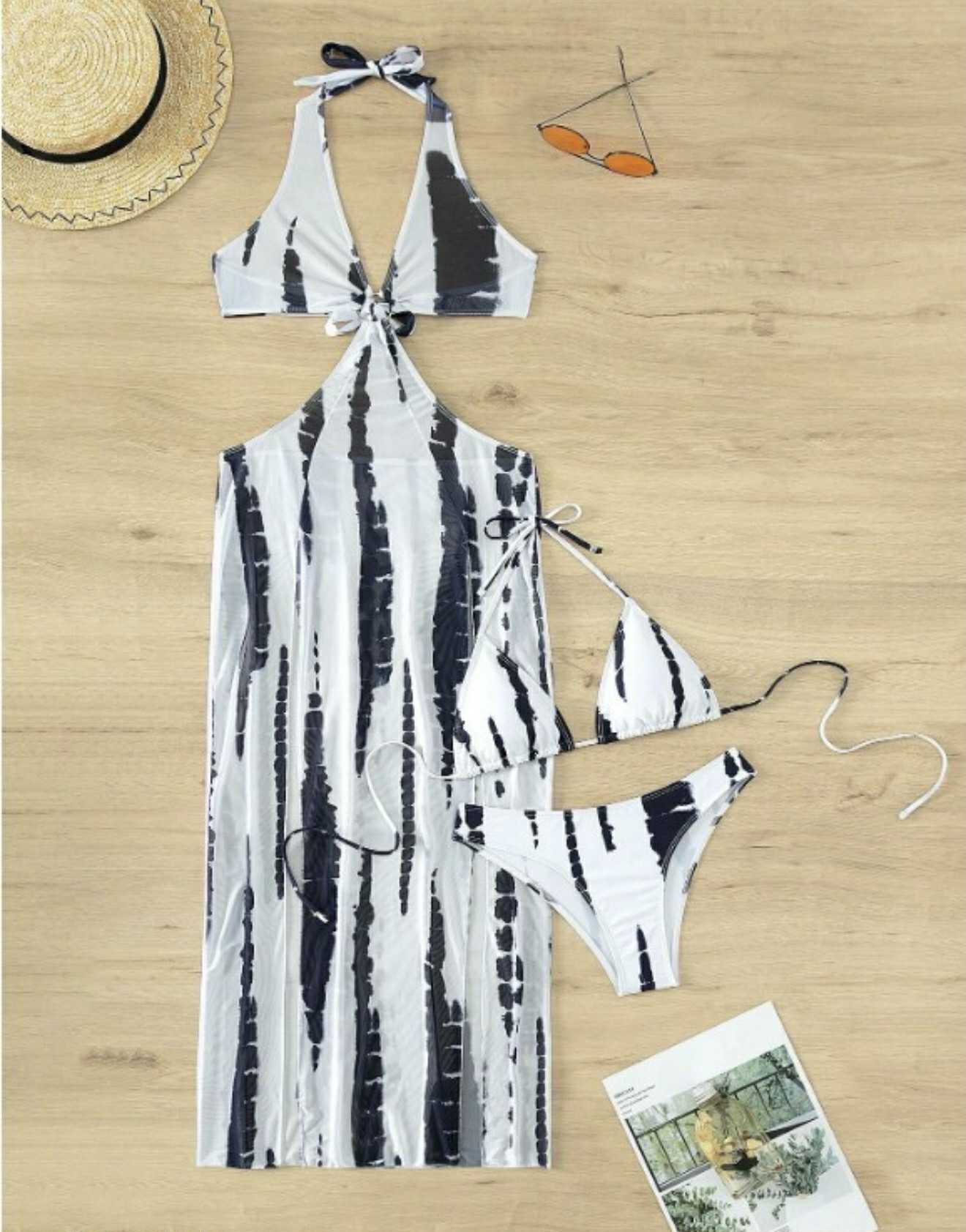 MIRROR SET VESTIDO Y BIKINI BLANCO