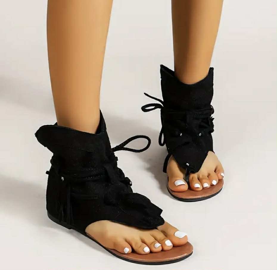 Bota Sandalias basic Negra