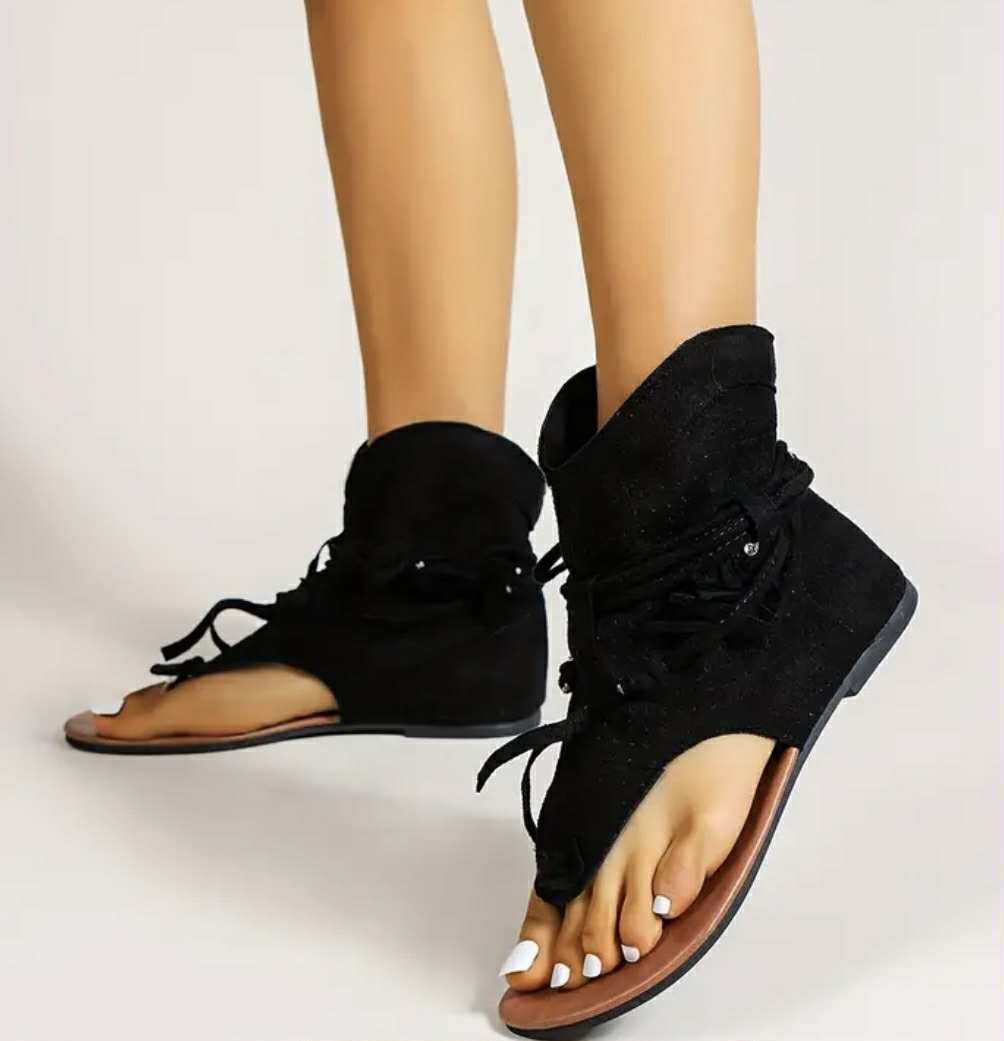 Bota Sandalias basic Negra