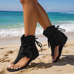 Bota Sandalias basic Negra