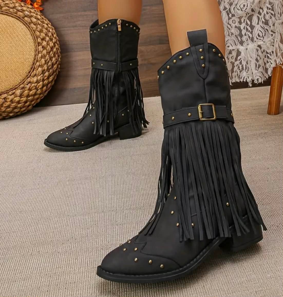 Botas Texanas Armin Negras