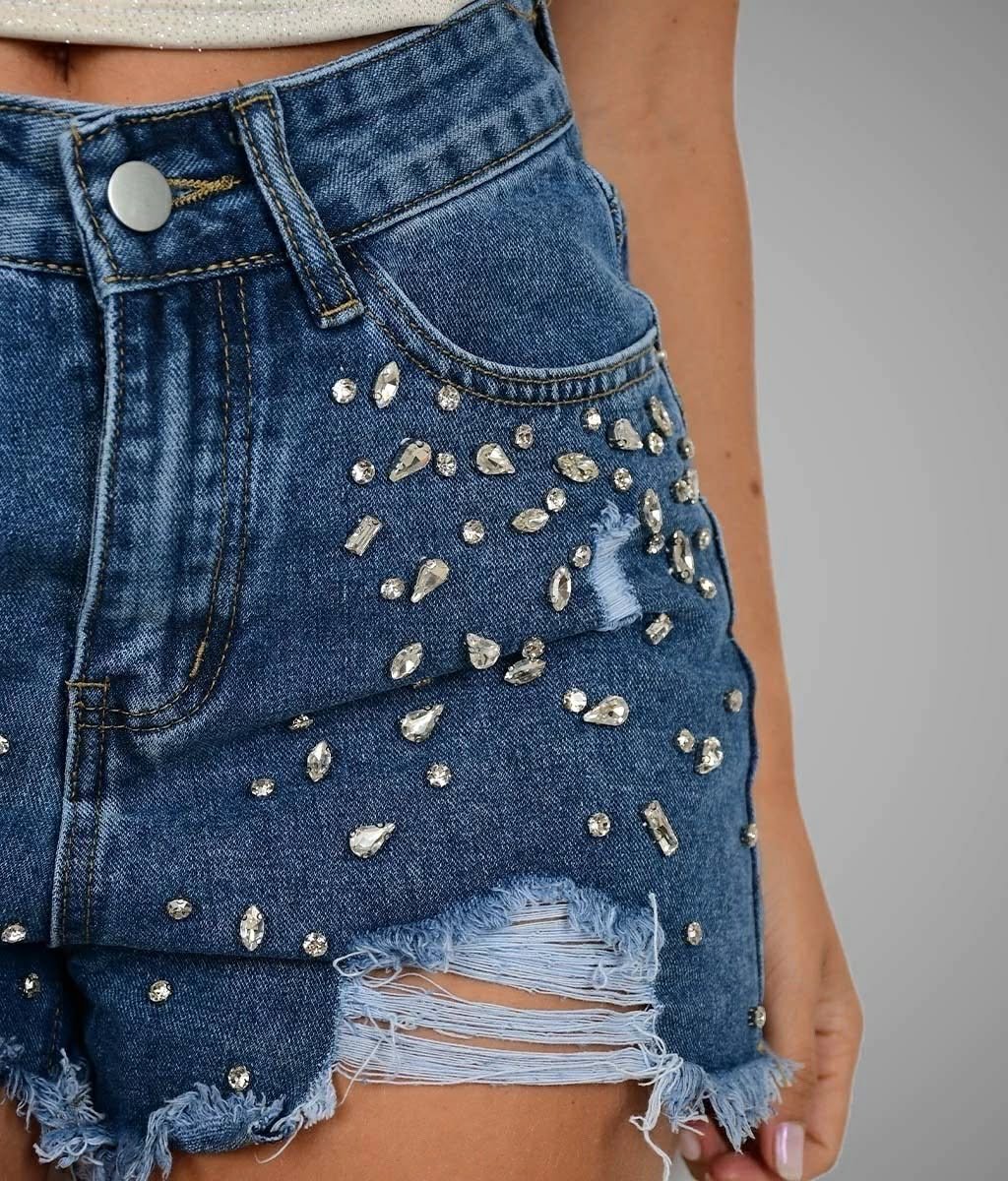 SHORT DIAMODTINA AZUL