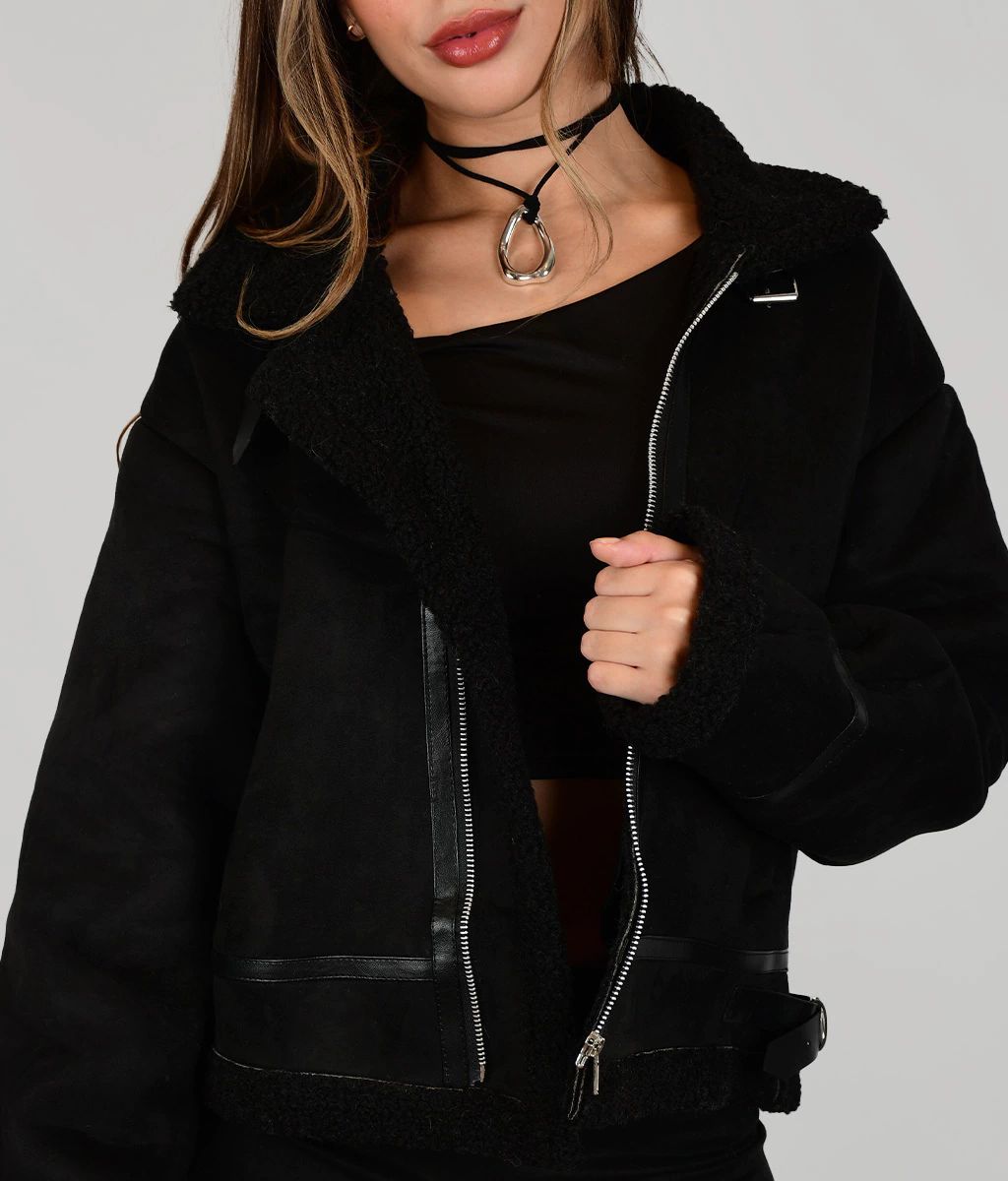 Campera Malfi Negra