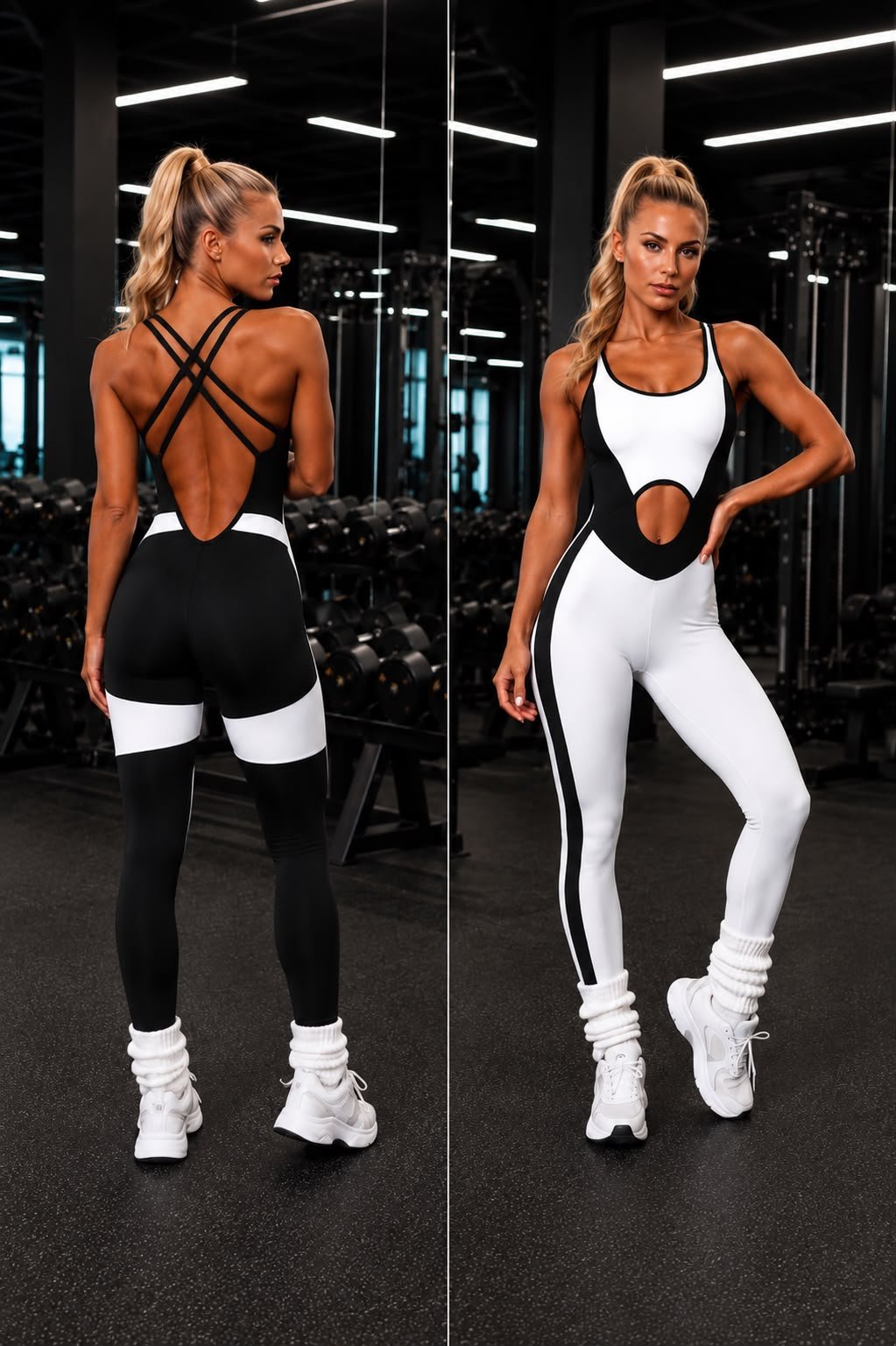Catsuit Gudi B&W