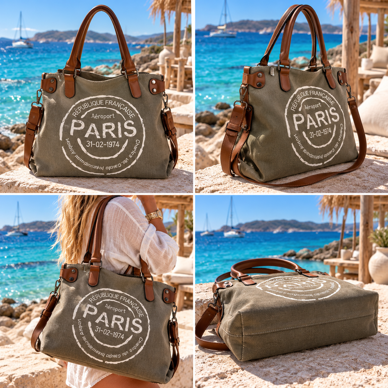Bolso Paris Vintage Gris