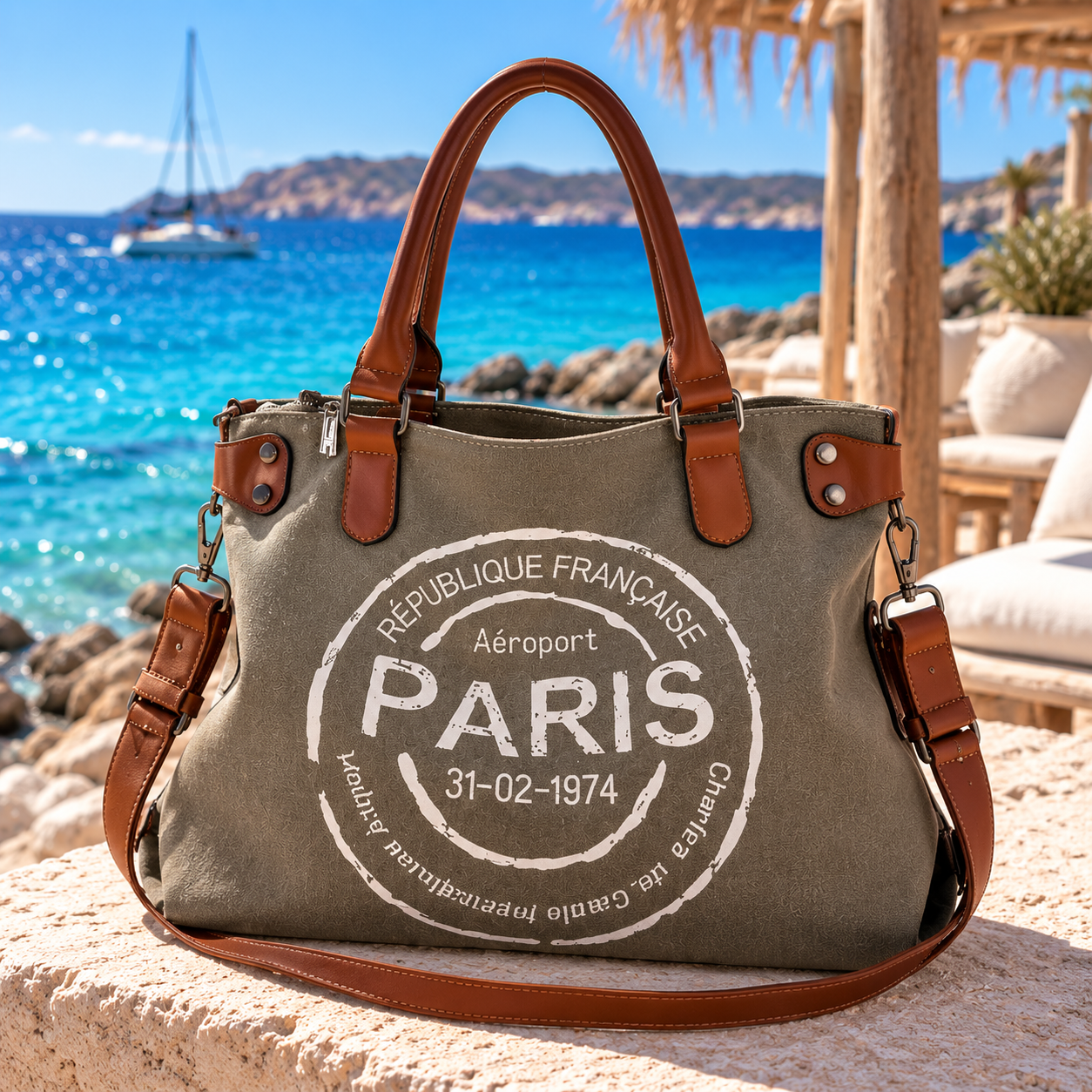 Bolso Paris Vintage Gris