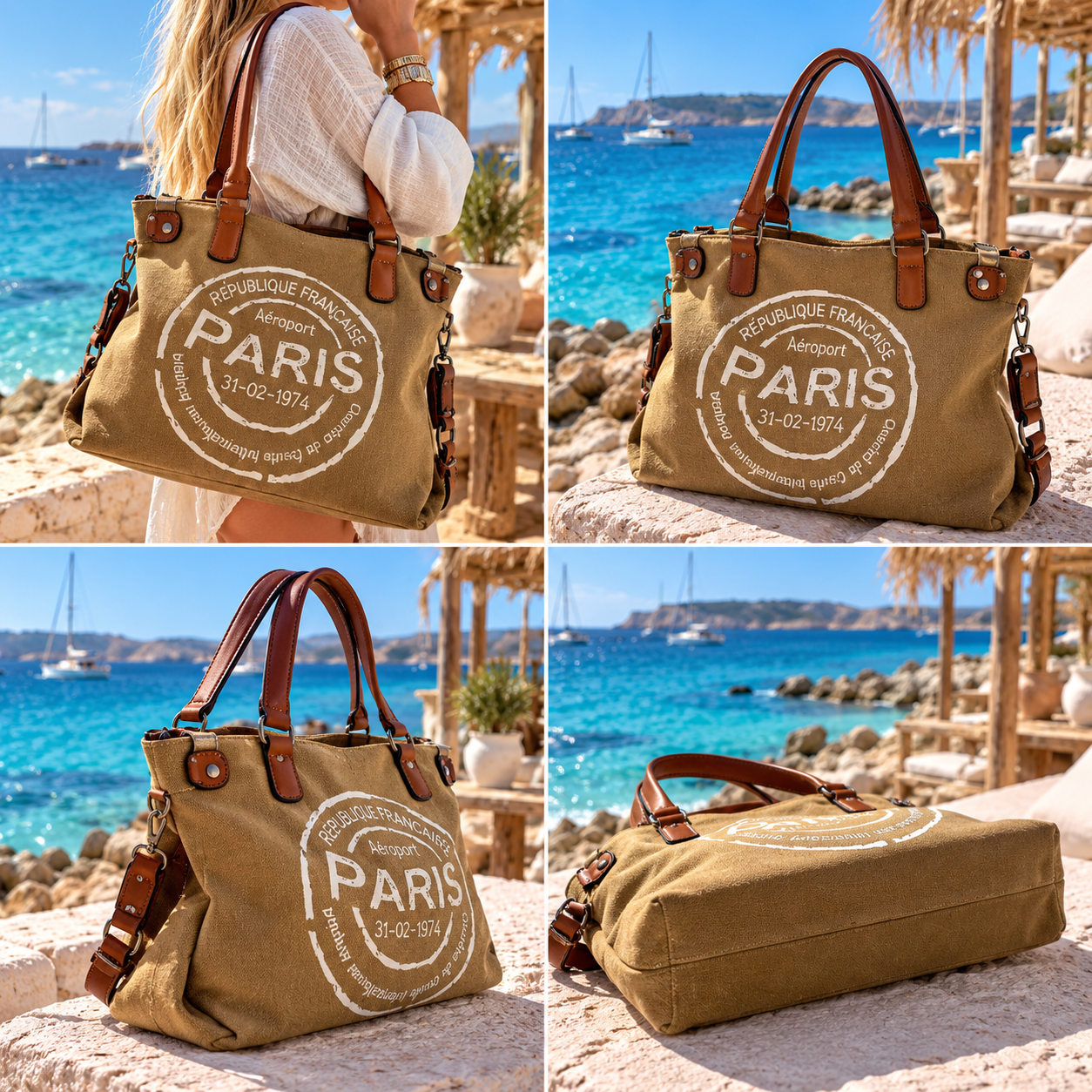 Bolso Paris Vintage Beige