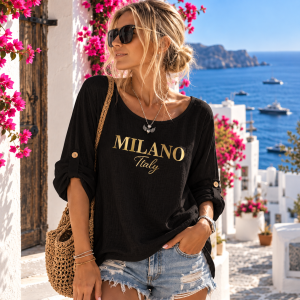 Remera Milan Negra